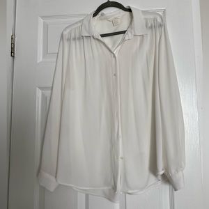 H&M White Button Down